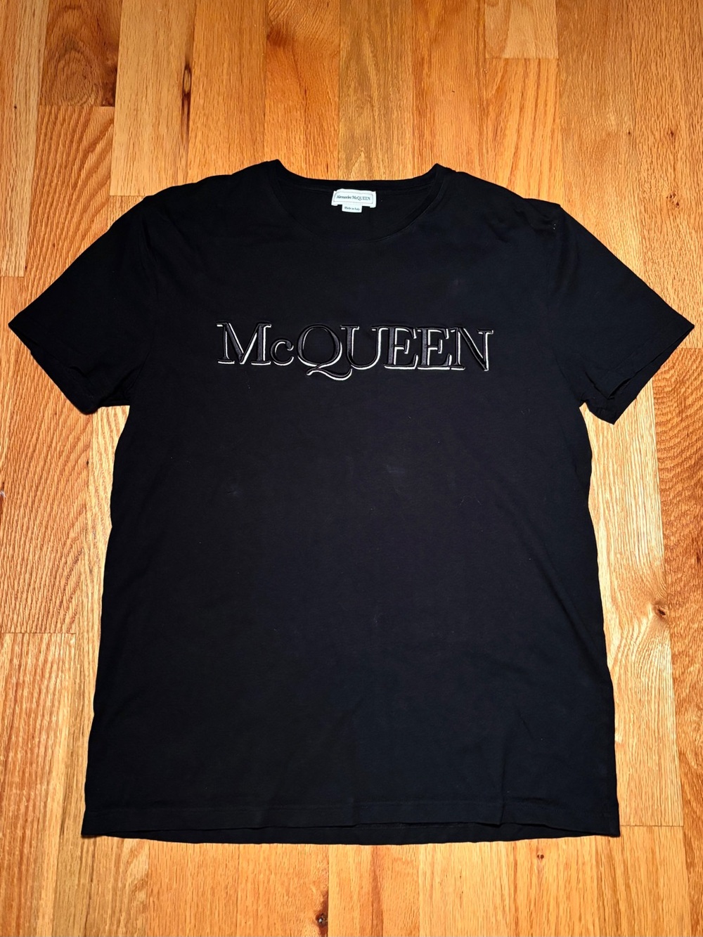 Alexander McQueen 3D Logo Tshirt Size Large